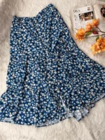 Flowy Vacation skirt Floral Print - Image 2