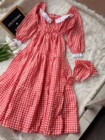 Gingham Maxi Dress