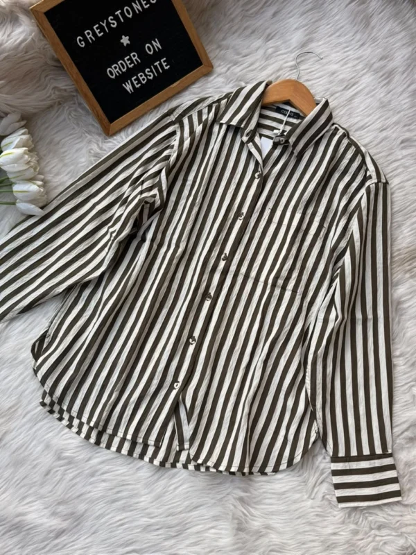 Green Stripe Shirt
