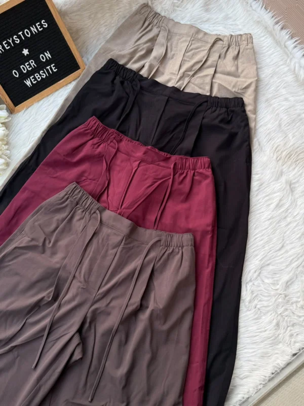 Korean Formal Wideleg Pant