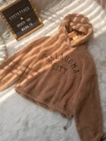 Sherpa Cropped Hoodie