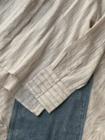 Stripe Textured Fabric Shirt