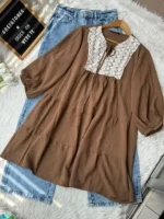 Vintage Lace Tie Top - Image 2