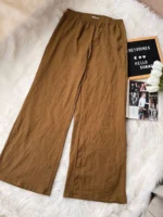 Viscose relaxed fit trouser