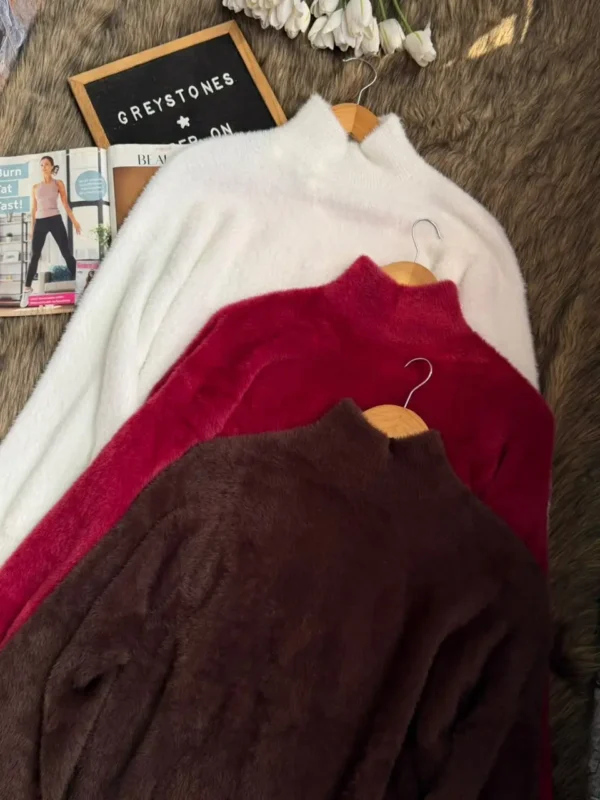 Cashmere Mock Neck Sweater