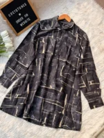 Casual semi long Shirt - Image 3