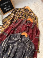 Casual semi long Shirt