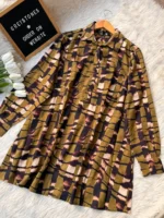 Casual semi long Shirt - Image 4