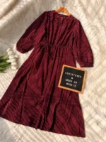 Corduroy Long dress - Image 3