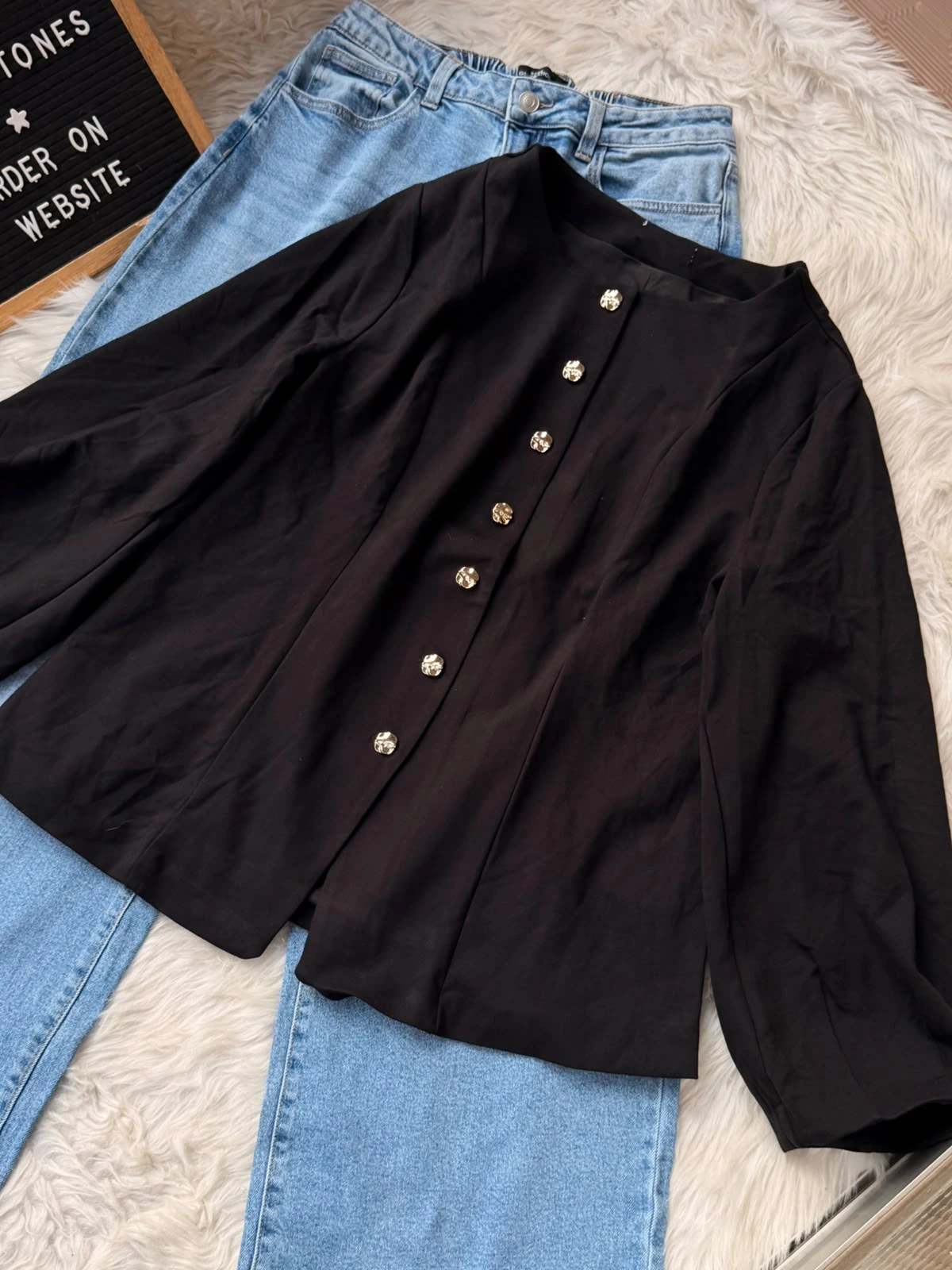 Korean Waist Shaped Cardigan Black Korean Waist Shaped Cardigan