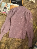 Pretty Winter Top with locked pearl - Image 4