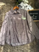 Corduroy Embroidered Shirt - Image 4